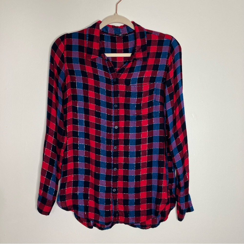 Lucky Brand Back Overlay Shirt S